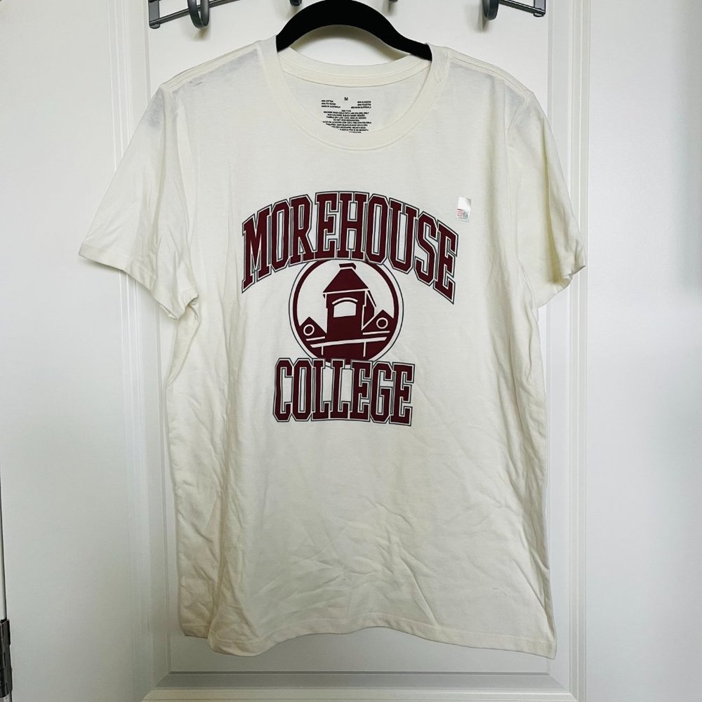 Morehouse College Tee Off White Sizes Small & Medium